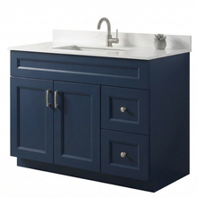 Livia 42" Bathroom Vanity – Solid Wood, Single Sink, Freestanding