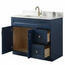 Livia 42" Bathroom Vanity – Solid Wood, Single Sink, Freestanding