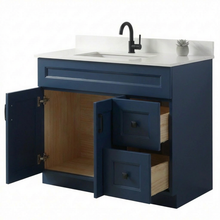 Livia 42" Bathroom Vanity – Solid Wood, Single Sink, Freestanding