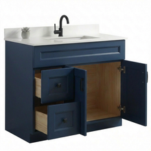 Livia 42" Bathroom Vanity – Solid Wood, Single Sink, Freestanding