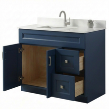 Livia 42" Bathroom Vanity – Solid Wood, Single Sink, Freestanding