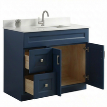 Livia 42" Bathroom Vanity – Solid Wood, Single Sink, Freestanding