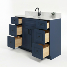 Livia 48" Bathroom Vanity – Solid Wood, Single Sink, Freestanding
