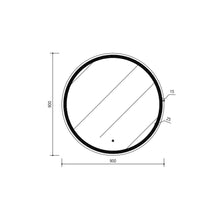 Lauretta -BARI Round LED Mirror