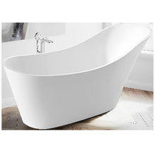 67" Freestanding Tub HB-5005-67 - Modern Oval Acrylic Bathtub for Luxury Bathroom Decor