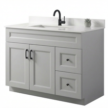 Livia 42" Bathroom Vanity – Solid Wood, Single Sink, Freestanding