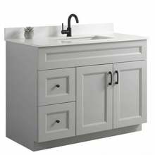 Livia 42" Bathroom Vanity – Solid Wood, Single Sink, Freestanding