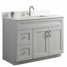 Livia 42" Bathroom Vanity – Solid Wood, Single Sink, Freestanding