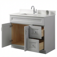 Livia 42" Bathroom Vanity – Solid Wood, Single Sink, Freestanding