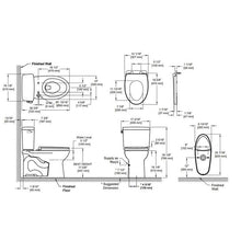 Toto - Drake Elongated UnIVersal Height Bowl Washlet+ Compatible - C776CEFGT40#01