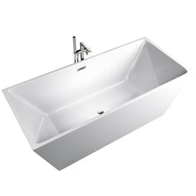 67" Freestanding Tub HB-7102-67 - Modern Oval Acrylic Bathtub for Luxury Bathroom Decor