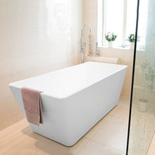 67" Freestanding Tub HB-7102-67 - Modern Oval Acrylic Bathtub for Luxury Bathroom Decor