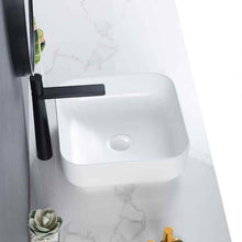 Square Ceramic Vessel Sink – White Finish