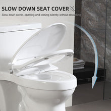 One Piece Toilet Bowl SKU: 2186 -  Soft Close Seat with High Efficiency Flush in White