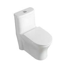One Piece Toilet Bowl SKU: 832- Soft Close Seat with High Efficiency Dual Flush in White. Dual-Flush