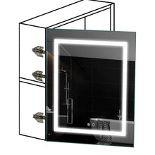 NLB - 24" x 32"  Led Mirror Medicine Cabinet With Single Doors MSL 301