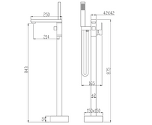 Lauretta - LIVORNO Free Standing Bathtub Faucet