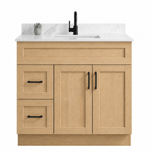 Aria 36" Bathroom Vanity – HDF, Single Sink, Freestanding