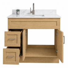 Aria 36" Bathroom Vanity – HDF, Single Sink, Freestanding