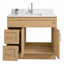 Aria 36" Bathroom Vanity – HDF, Single Sink, Freestanding