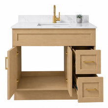 Aria 36" Bathroom Vanity – HDF, Single Sink, Freestanding