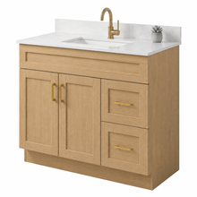 Aria 36" Bathroom Vanity – HDF, Single Sink, Freestanding