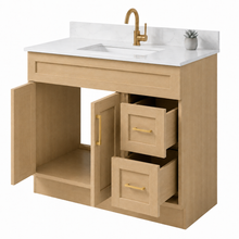 Aria 36" Bathroom Vanity – HDF, Single Sink, Freestanding