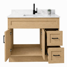 Aria 36" Bathroom Vanity – HDF, Single Sink, Freestanding