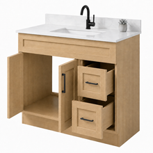Aria 36" Bathroom Vanity – HDF, Single Sink, Freestanding