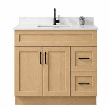 Aria 36" Bathroom Vanity – HDF, Single Sink, Freestanding