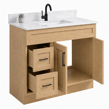 Aria 36" Bathroom Vanity – HDF, Single Sink, Freestanding