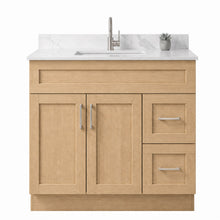Aria 36" Bathroom Vanity – HDF, Single Sink, Freestanding