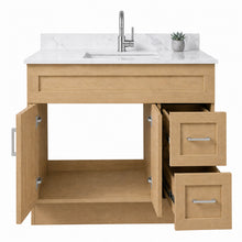 Aria 36" Bathroom Vanity – HDF, Single Sink, Freestanding