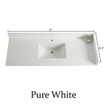 Elara 60" Bathroom Vanity – HDF, Single Sink, Freestanding
