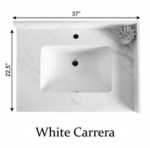 Livia 36" Bathroom Vanity – Solid Wood, Single Sink, Freestanding