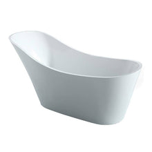 67" Freestanding Tub HB-5005-67 - Modern Oval Acrylic Bathtub for Luxury Bathroom Decor