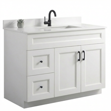 Livia 42" Bathroom Vanity – Solid Wood, Single Sink, Freestanding