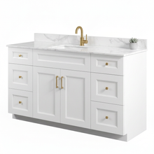 Livia 72" Bathroom Vanity – Solid Wood, Single Sink, Freestanding