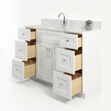 Livia 48" Bathroom Vanity – Solid Wood, Single Sink, Freestanding