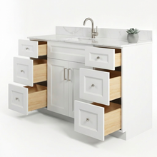 Livia 60" Bathroom Vanity – Solid Wood, Single Sink, Freestanding