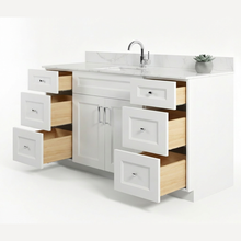 Livia 72" Bathroom Vanity – Solid Wood, Single Sink, Freestanding