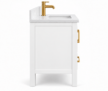 ALV Bristol 30 white vanity, hardware detail