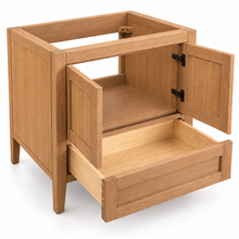 ALV Casa 36 white oak vanity, side view
