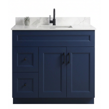 Livia 36" Bathroom Vanity – Solid Wood, Single Sink, Freestanding
