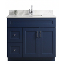 Livia 36" Bathroom Vanity – Solid Wood, Single Sink, Freestanding