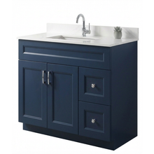 Livia 36" Bathroom Vanity – Solid Wood, Single Sink, Freestanding
