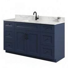 Livia 72" Bathroom Vanity – Solid Wood, Single Sink, Freestanding