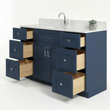 Livia 60" Bathroom Vanity – Solid Wood, Single Sink, Freestanding