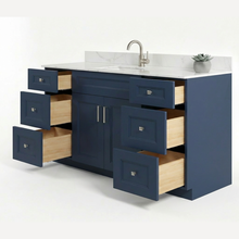 Livia 72" Bathroom Vanity – Solid Wood, Single Sink, Freestanding