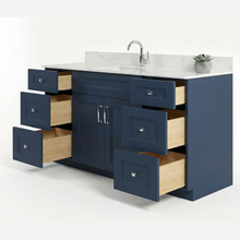 Livia 72" Bathroom Vanity – Solid Wood, Single Sink, Freestanding